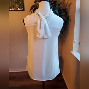 Silvian Heach Women's White Sleeveless Blouse XXS